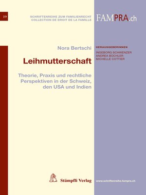 cover image of Leihmutterschaft